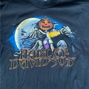 Cropped Harley Davidson Tee